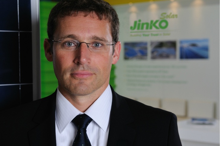 Frank Niendorf ist bei Jinko Solar für Europa zuständig. - © Jinko Solar
