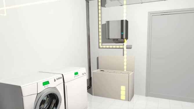 Immer häufiger zu finden: Eine Batterie im Keller. - © BSW-Solar
 Immer häufiger zu finden: Eine Batterie im Keller.