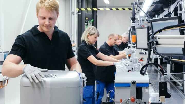 Immer mehr Batteriespeicher nachgefragt.