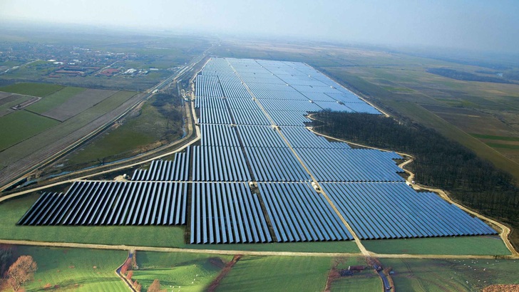 Ein Solarpark von Bonfiglioli in Bulgarien.