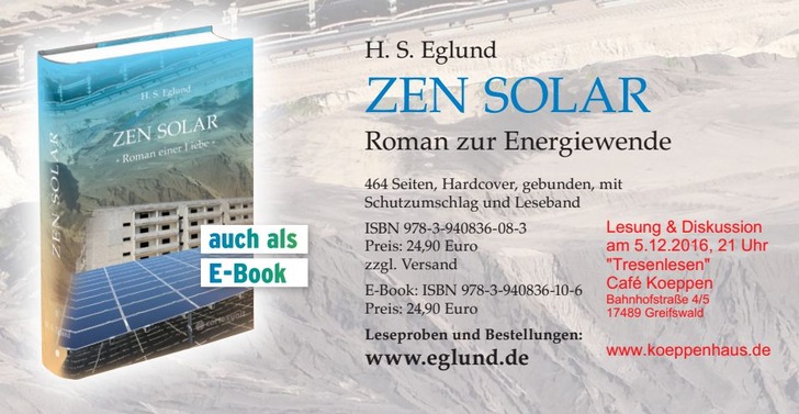 Einladung zur Lesung in Greifswald.