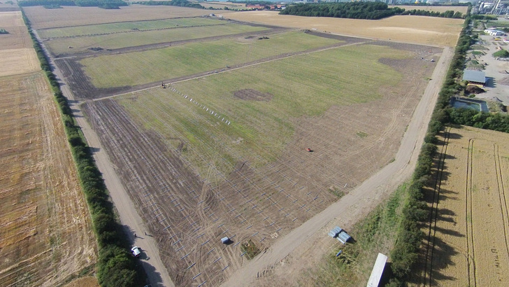 Eine Freifläche für einen Solarpark in Dänemark. - © Wircon
