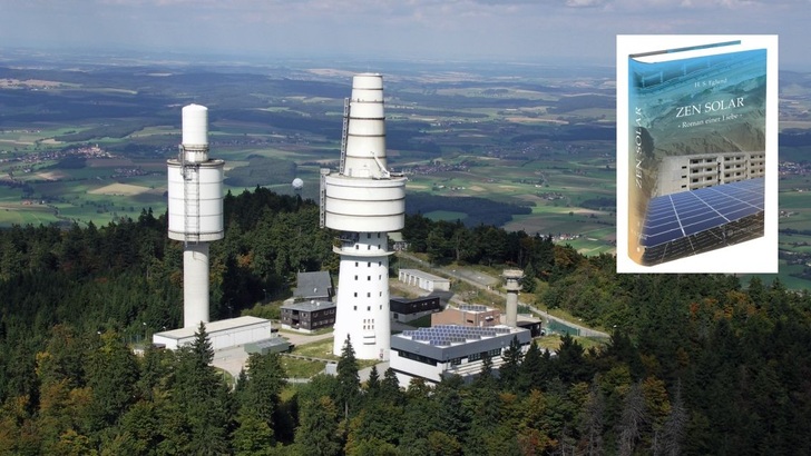 Die frühere Abhörstation der Franzosen und Amerikaner dient heute als Testfeld für Photovoltaik. - © Sunworx
 Die frühere Abhörstation der Franzosen und Amerikaner dient heute als Testfeld für Photovoltaik.