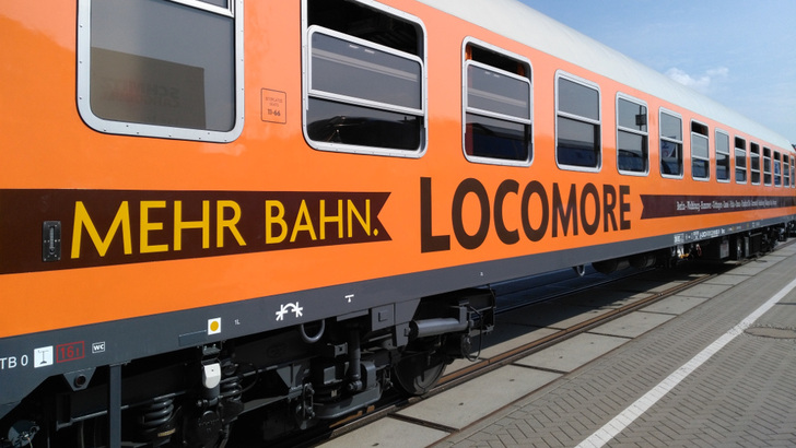 Locomore fährt zwar langsamer, aber dafür mit weniger Energie und vor allem mit Ökostrom.
