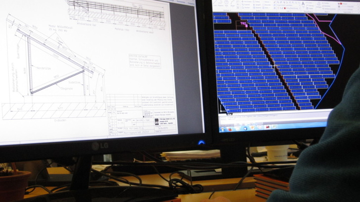 Schon bei der Abgabe eines konkreten Gebots muss das Design der Anlage komplett feststehen, um einen sonnvollen Preis bieten zu können. - © Solarpraxis Engineering GmbH
