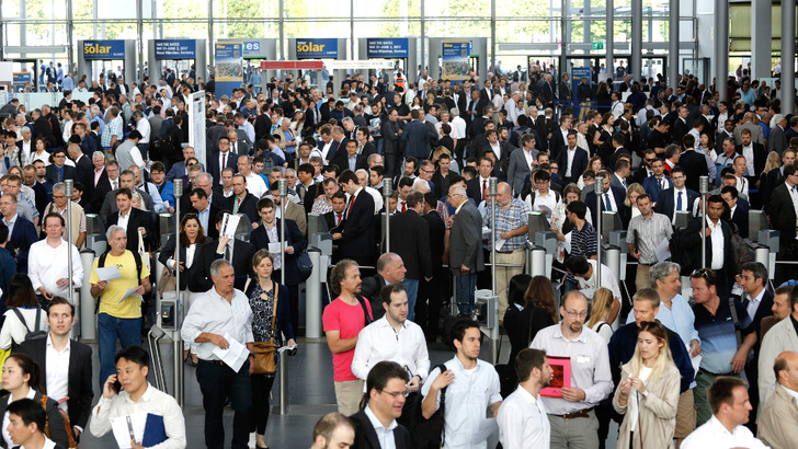Die Veranstalter erwarten 40.000 Besucher zur nächsten Intersolar, die vom 31. Mai bis zum 2. Juni 2017 stattfindet.