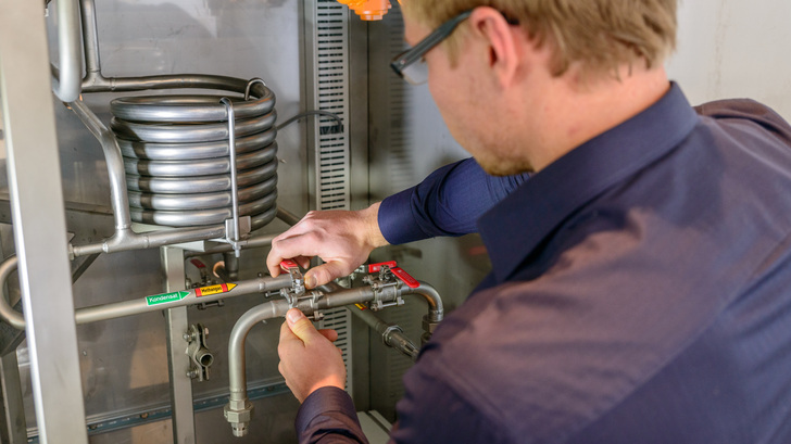 Eine PtG-Musteranlage der Firma Exytron in Rostock.