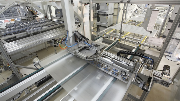 Das Werk von Astronergy in Frankfurt an der Oder.