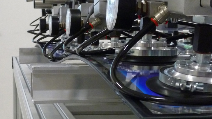 Auch nach der Flächenlastprüfung zeigten die Zellen der Module keine Beschädigungen.