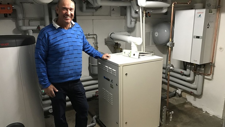 Blue Gen ist nicht größer als ein Geschirrspüler.