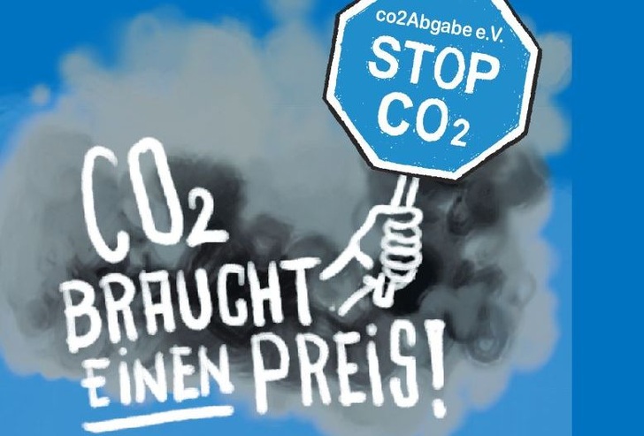 Die Kampagne “Kohlendioxid braucht einen Preis“ der Stiftung Neue Energie. - © Stiftung Neue Energie
