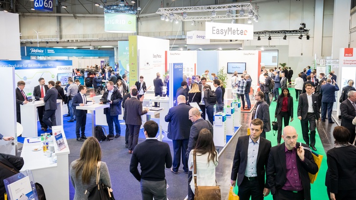 E-world 2017: Der Smart Energy Ausstellungsbereich. - © Foto: Udo Geisler
 E-world 2017: Der Smart Energy Ausstellungsbereich.