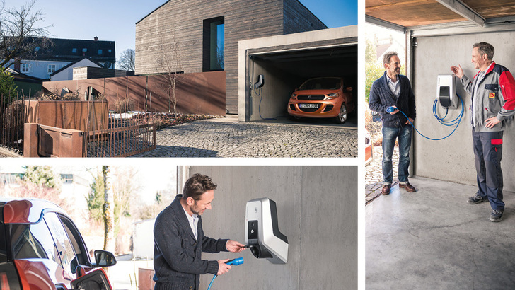 Für die Installation eines Ladepunktes in der eigenen Garage zahlt Düsseldorf 1.000 Euro an Zuschuss.