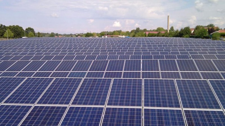 Der Solarpark Mirow.