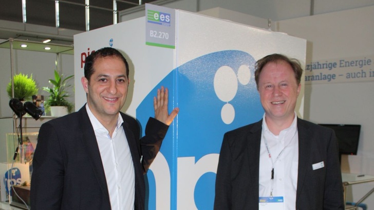 Präsentation des Prototypen 2017 in München zur Intersolar.