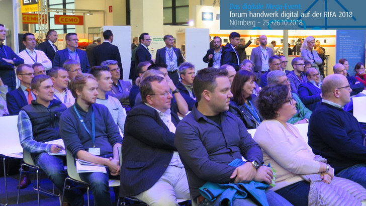 Wie Handwerker ihren Betrieb mit digitalen Hilfsmitteln besser aufstellen können, erfahren sie auf dem Forum Handwerk digital.