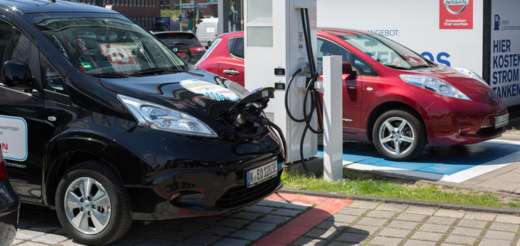 Die Nachfrage nach Elektroautos verteilt sich gut über Deutschland.