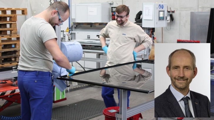 Dr. Helge Hartwig (kleines Foto) leitet den Vertrieb für PV-Montagesysteme bei der Ernst Schweizer AG.