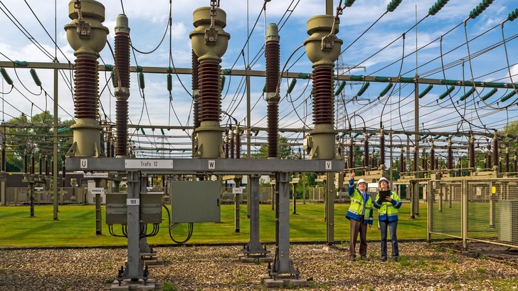 Ein Umspannwerk des Verteilnetzbetreibers Westnetz. - © Westnetz
