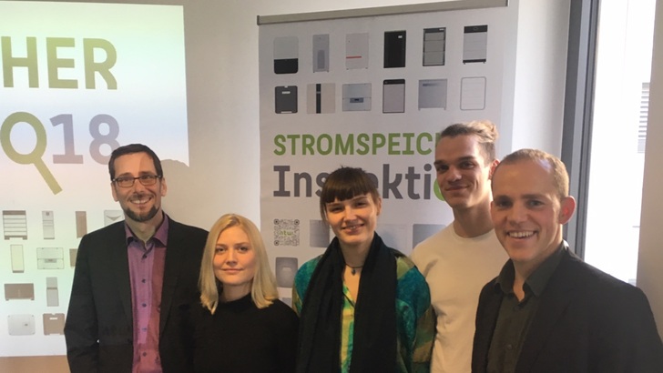 Die Heimspeicher-Inspekteure der HTW Berlin.