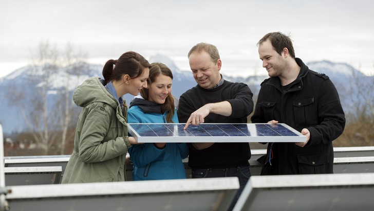Die Hochschule in Rosenheim ist Gastgeber für das Treffen der Solarinitiativen. - © Hochschule Rosenheim
