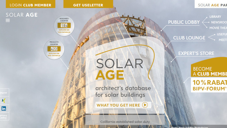 Abonnenten von Solar Age klicken auf das Feld "10% Rabatt BIPV_Forum'19" und erfahren dann, wie sie den Vorteil nutzen können. - © Solar Age
