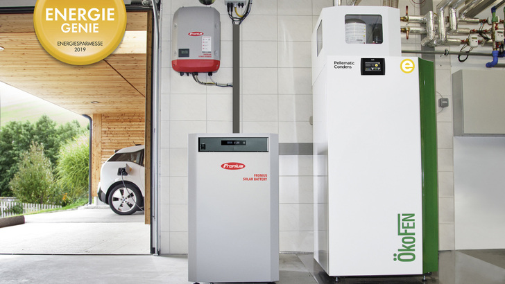 Mit der Komplettlösung wird das Haus unabhängig vom Versorger. Nur die Pellets müssen von außen angeliefert werden.