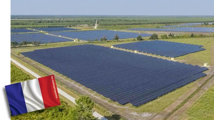 Solarparks treiben in Frankreich den Zubau.