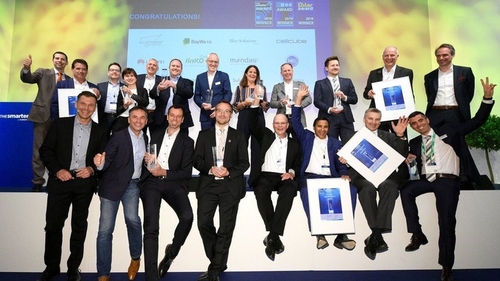 Die Preisträger der verschiedenen Awards der Branchenmesse The smarter E.