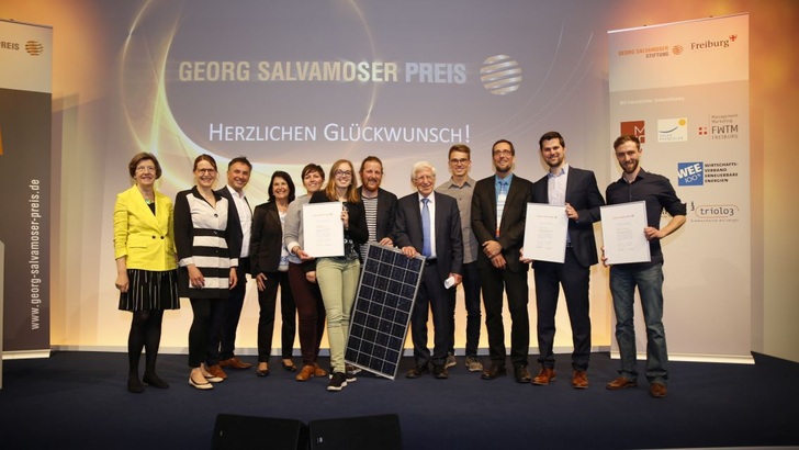 Alle Gewinner bei der Preisverleihung des Georg Salvamoser Preis 2019. - © Triolog Freiburg
