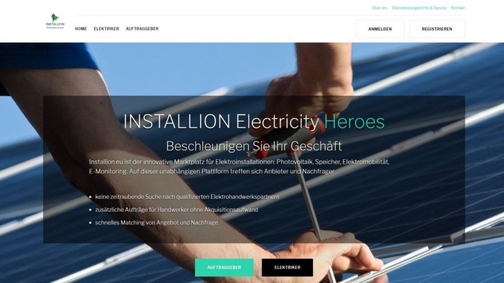 Ging Mitte Mai an den Start: das neue Webportal Installion.
