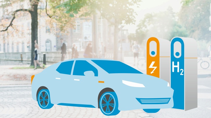Die Studie Brennstoffzellen- und Batteriefahrzeuge stellt auf 56 Seiten Aspekte beider Technologien gegenüber. - © VDI/VDE
