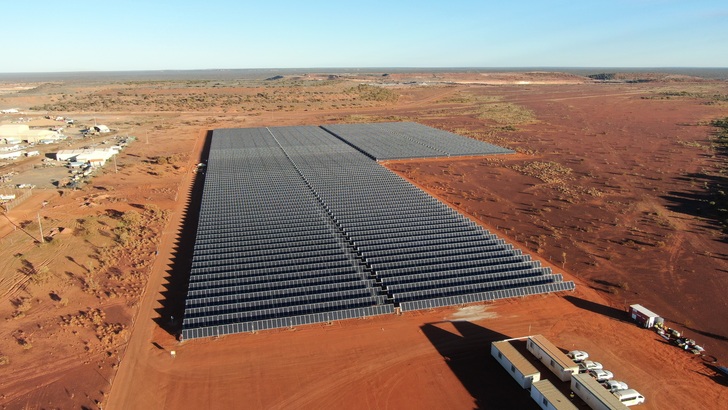 Die vier Megawattanlage versorgt die Agnew Gold Mine in den Eastern Goldfields.