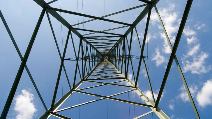 Ein Transportnetz mit 380 Kilovolt.