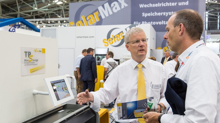 Auf der Intersolar hatte Solarmax seine neuen Wechselrichter präsentiert. - © Solarmax
