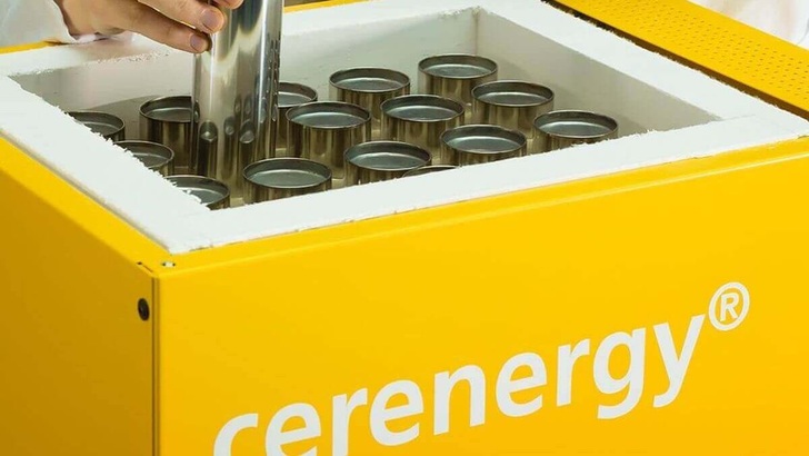 Der Keramikspeicher des Fraunhofer Instituts in Hermsdorf.