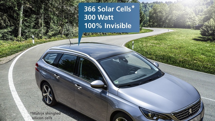 In diesem Autodach ist Photovoltaik integriert. - © Fraunhofer ISE
