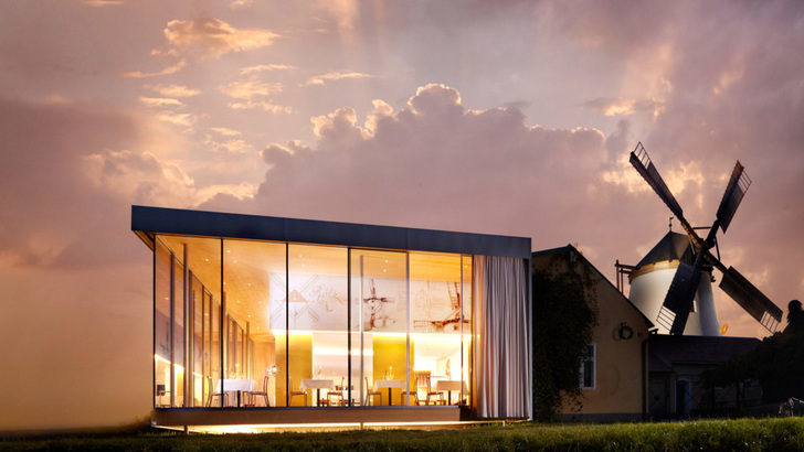 Der Strom aus der neuen Solaranlage wird direkt im Restaurant Windmühlheuriger verbraucht.