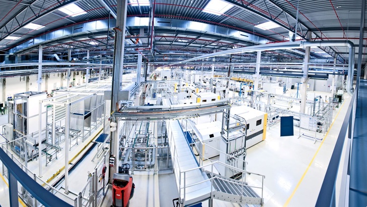 Die Produktion von Solibro in Thalheim.