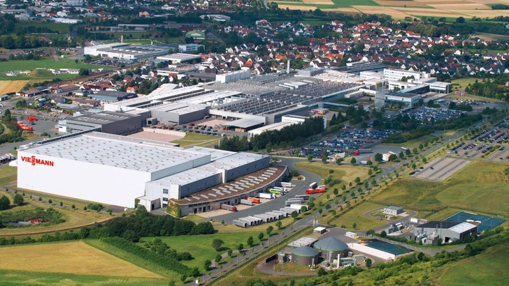 Das Werk von Viessmann in Allendorf/Eder.