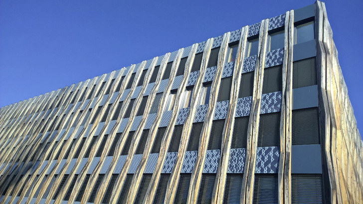 Die Fassade des Hauptgebäudes von Züblin wurde mit BIM geplant und errichtet.