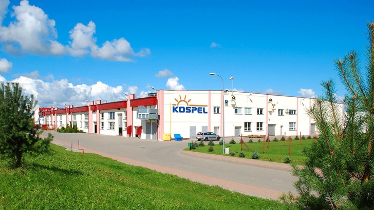 Das Firmengebäude von Kospel in Koszalin.