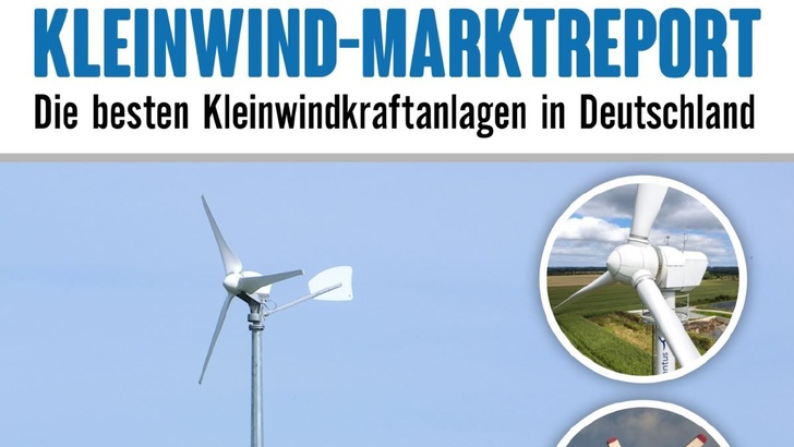 Der neue Kleinwind-Marktreport umfasst 205 Seiten mit über 100 Fotos und Grafiken. - © klein-windkraftanlagen.com
