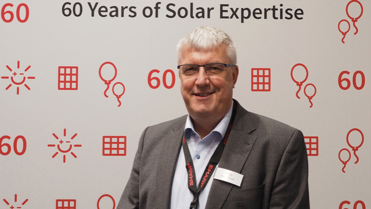 Peter Thiele ist President bei Sharp Electronics Energy Solutions Europe. - © Sharp Electronics
