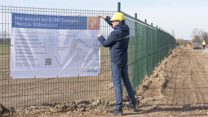 Hier soll der Solarpark von EnBW entstehen. Corona könnte das verzögern.