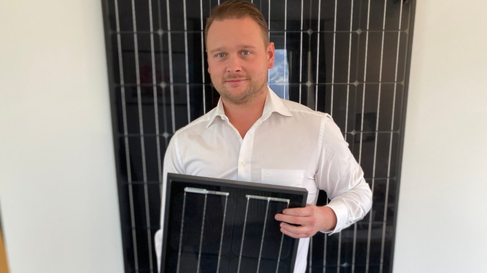 Andreas Bauer ist seit vielen Jahren im Solargeschäft tätig.