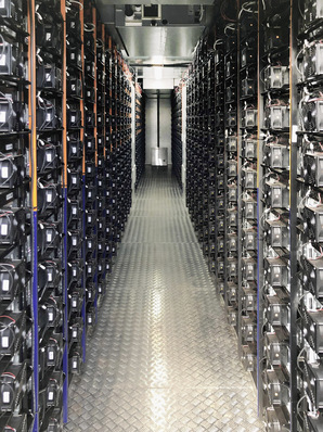 Speichercontainer für den Netzknoten in Gotha (Thüringen).