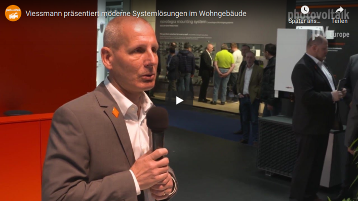 Viessmann bietet das gesamte Sortiment der solar-elektrischen Gebäudeversorgung an, auch mit Brennstoffzellen und IR-Heizungen.