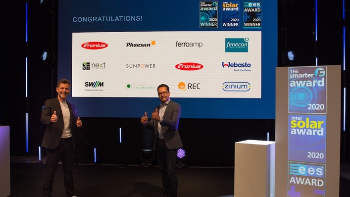 Die virtuelle Preisverleihung des EES Awards.