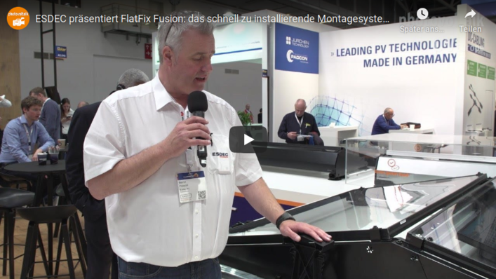 Der niederländische Anbieter Esdec drängt mit pfiffigen Montagesystemen auf den deutschen Markt.